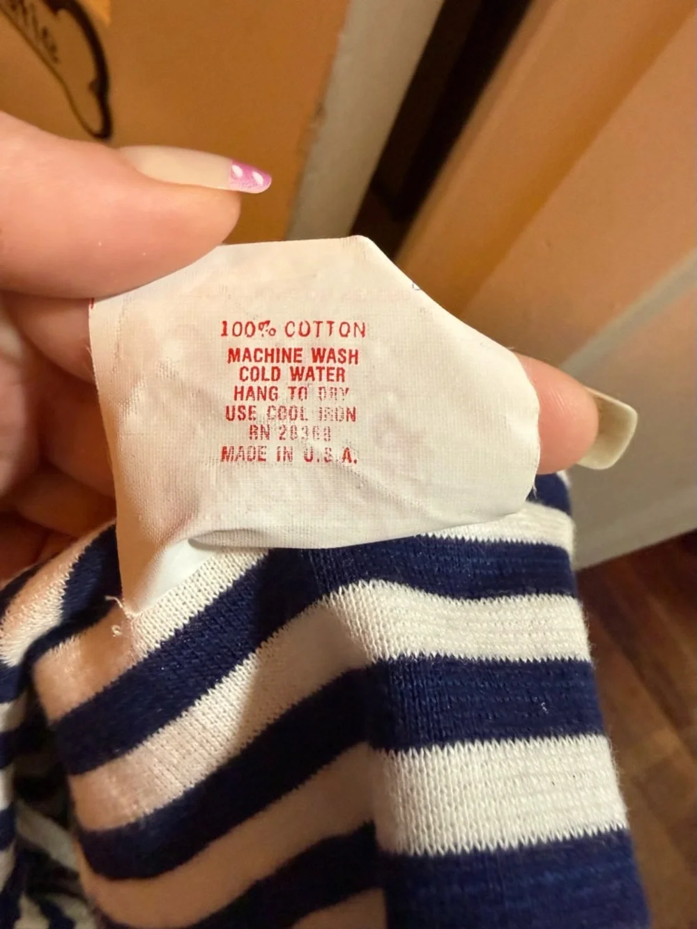 Girls Womens Vintage Fourth of July Stripe Drop Waist Nautical Dress Size 14